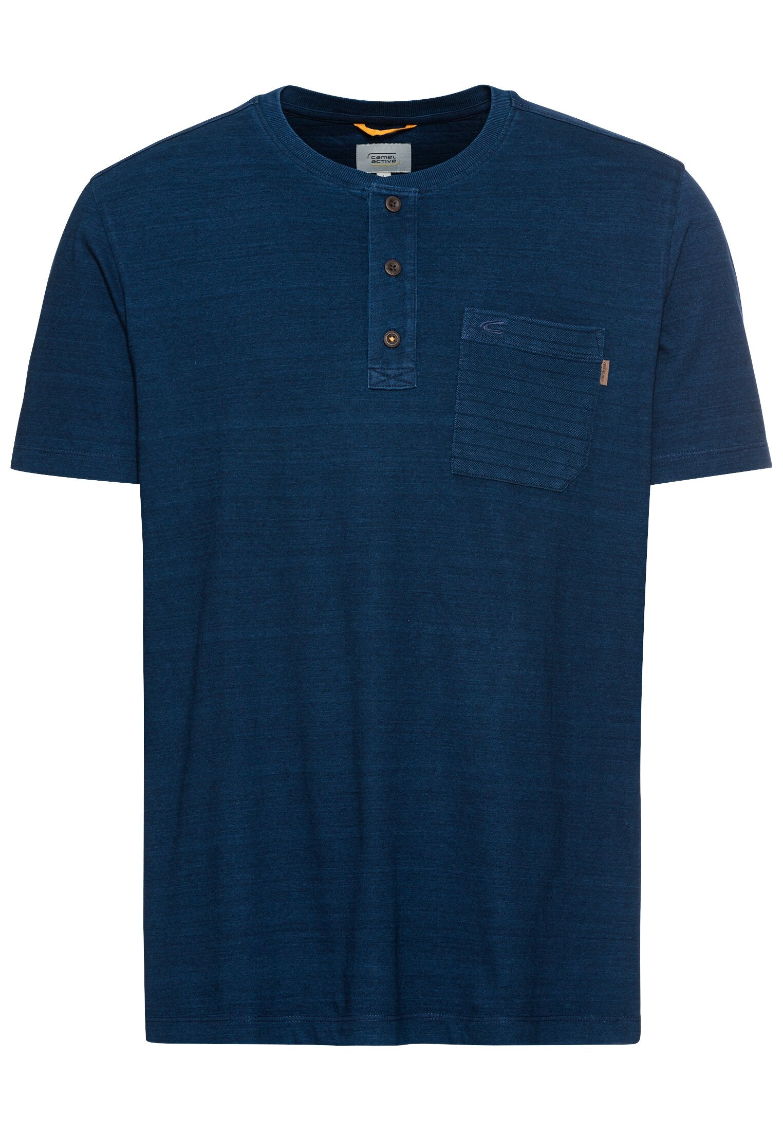 Camel Active t-paita sininen "Henley shirt"
