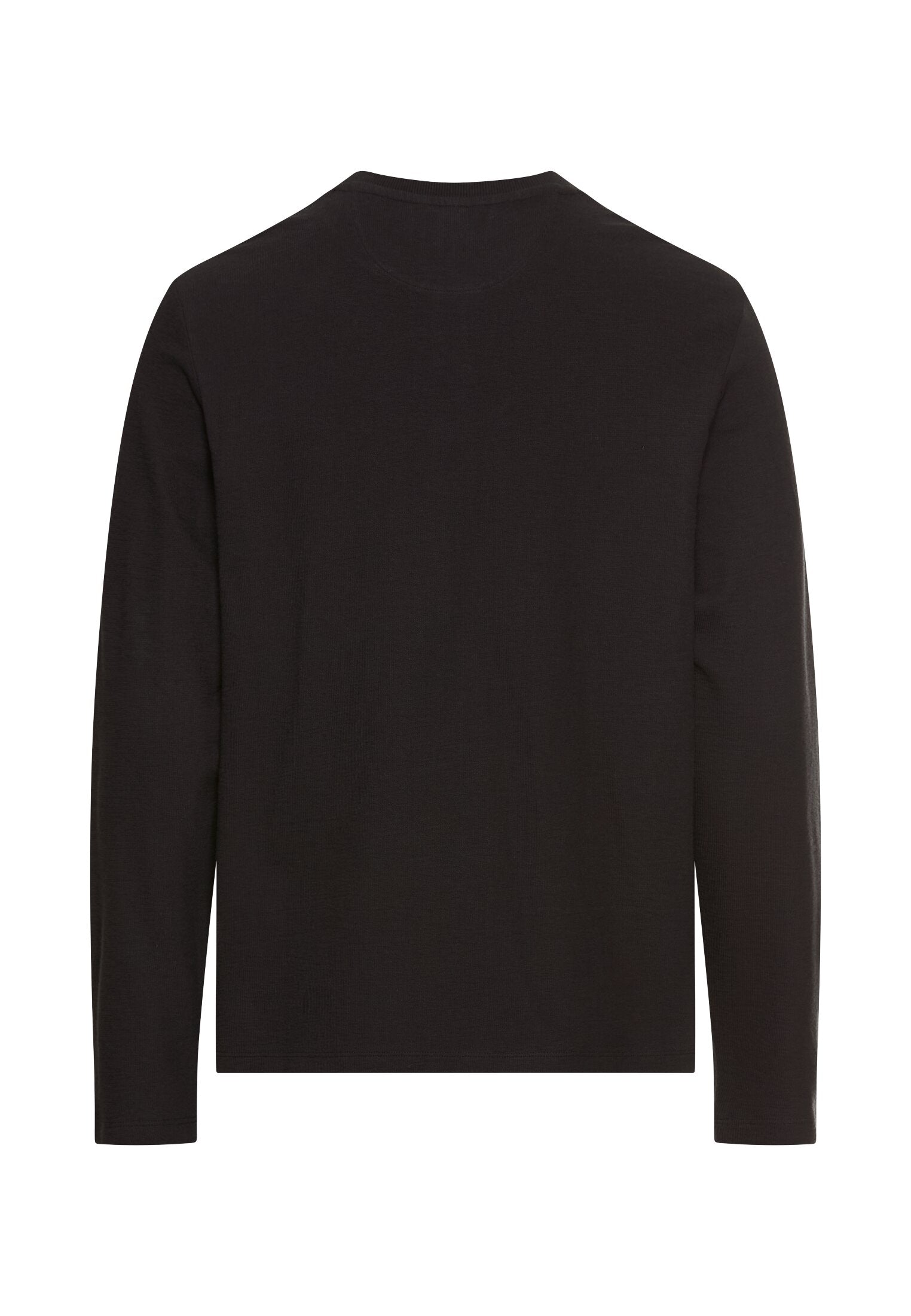 Camel Active Henley Paita Asphalt - Miesten Pitkähihainen Puuvillapaita