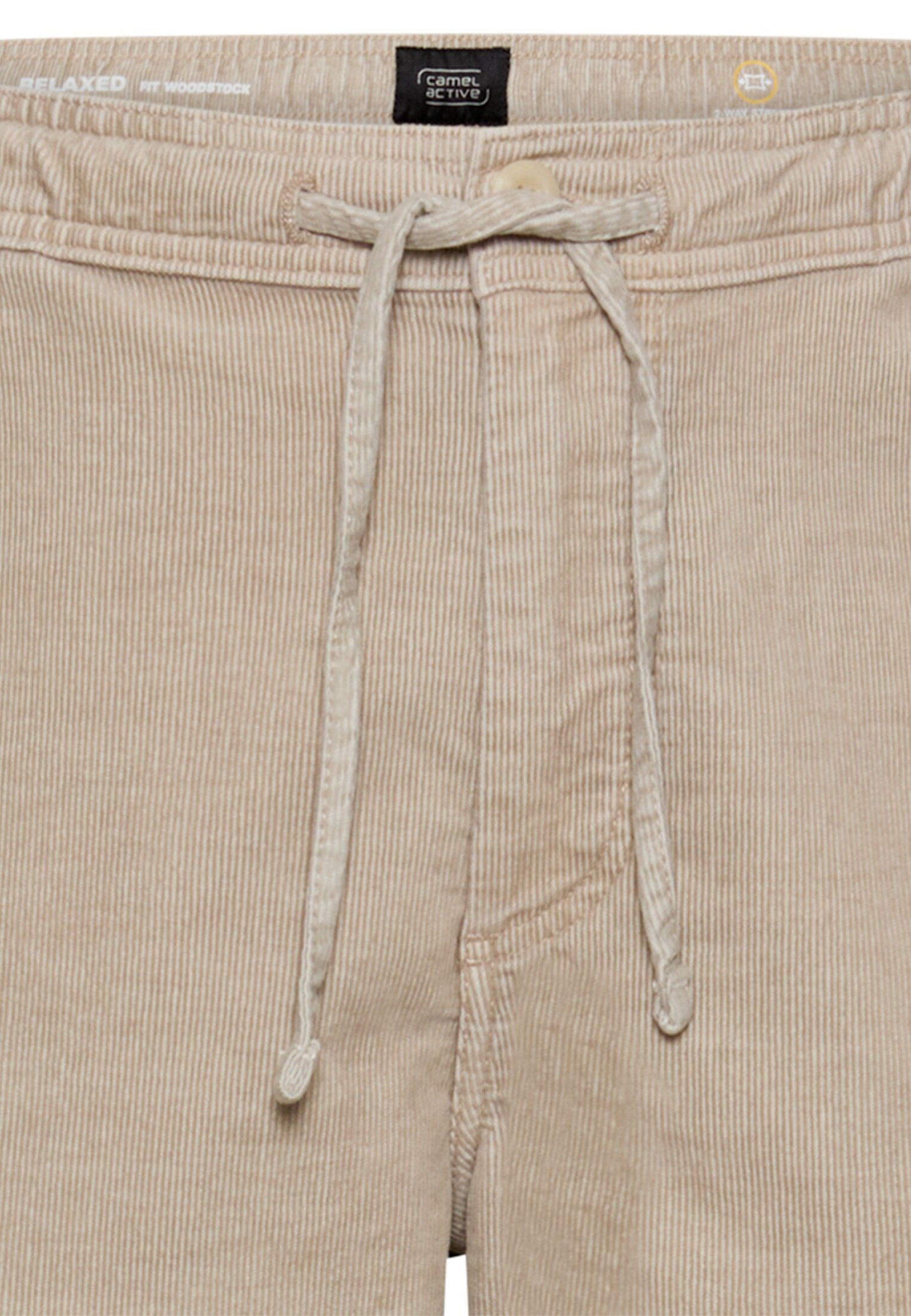 Camel Active bermudashortsit sametti beige relaxed fit