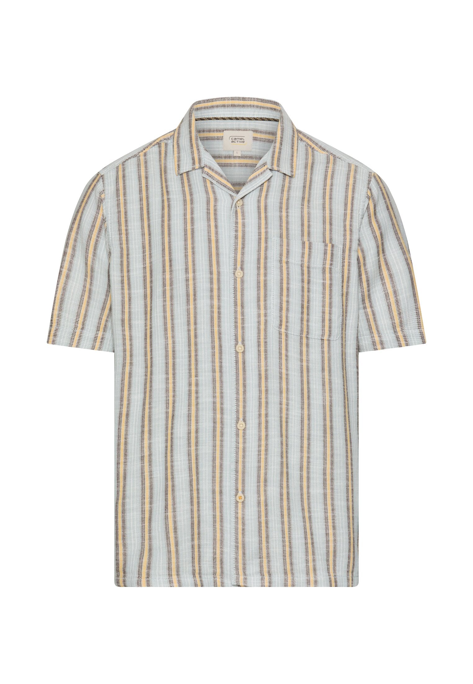 Camel Active rento lyhythihainen kauluspaita raidalla