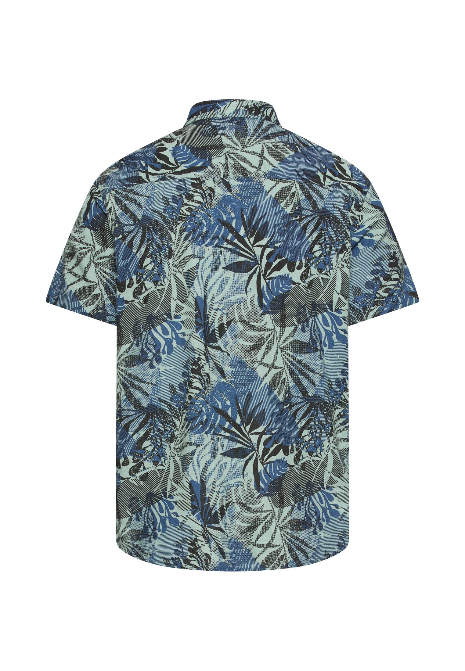 Camel Active lyhythihainen kauluspaita regular fit iso Havaji-printti