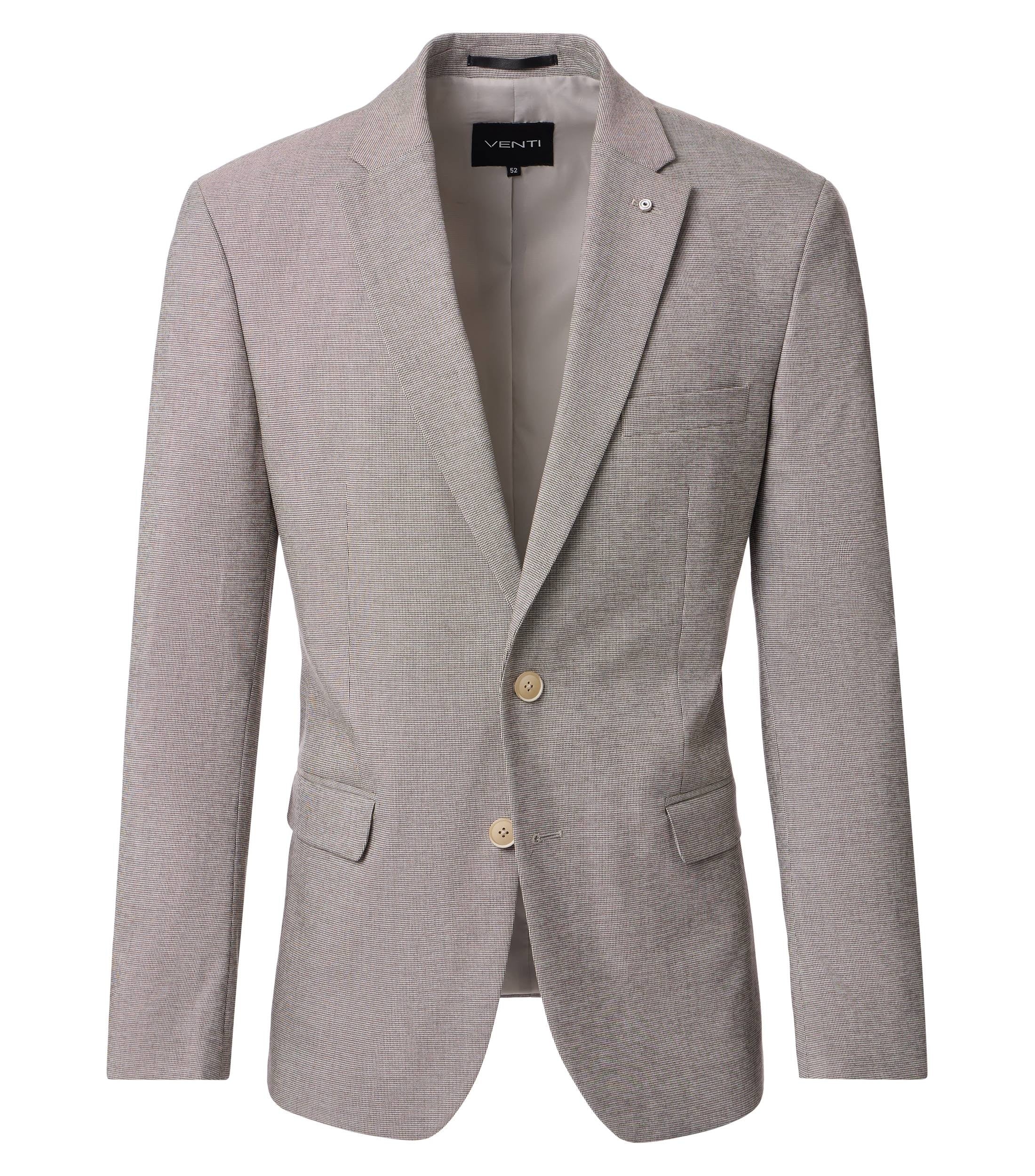 Venti beige jerseybleiseri