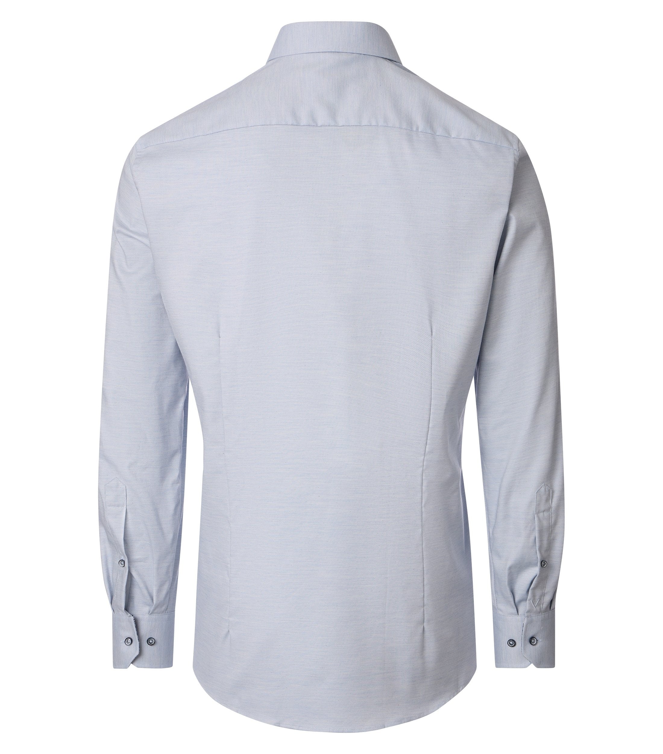 Venti pitkähihainen kauluspaita vaaleansininen struktuuri kontrastipaita modern fit