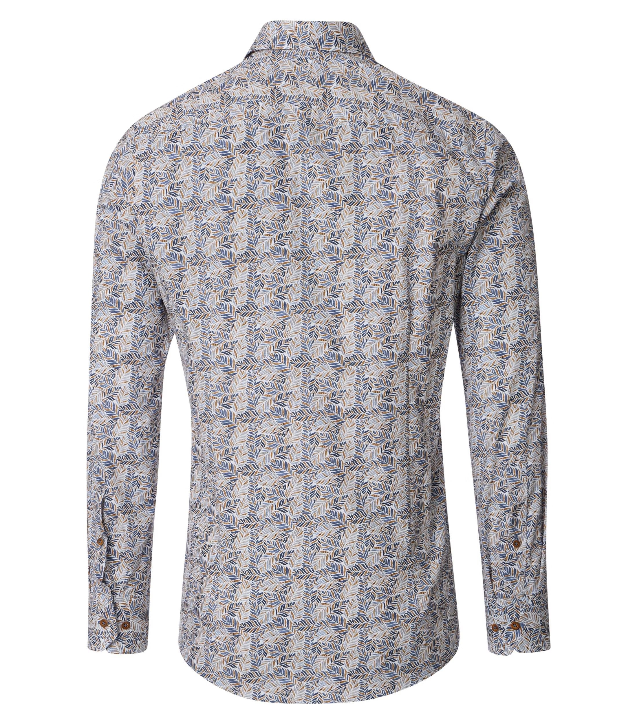 Venti kauluspaita vaalealla printtikuviolla modern fit