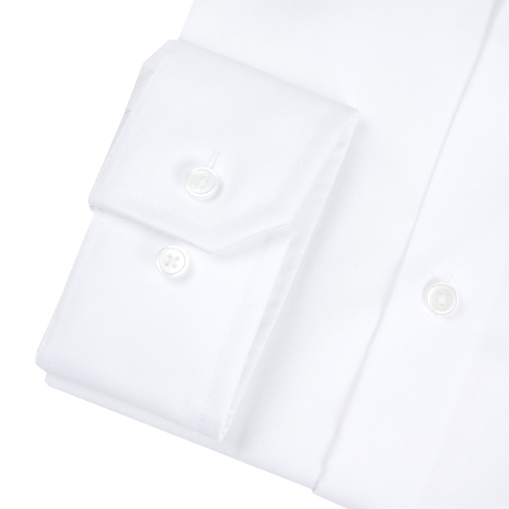 Petrifun valkoinen comfort fit kauluspaita "Jonathan"