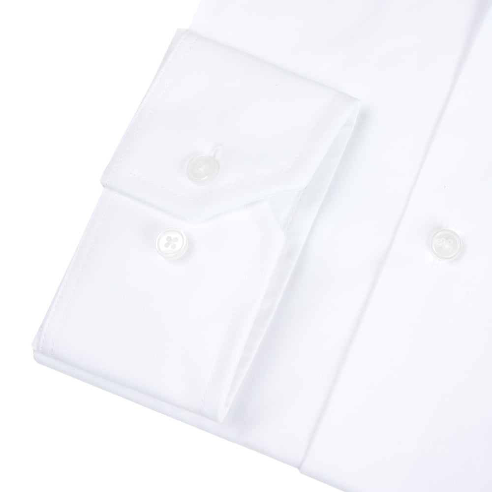 Petrifun valkoinen modern fit kauluspaita "Rick"