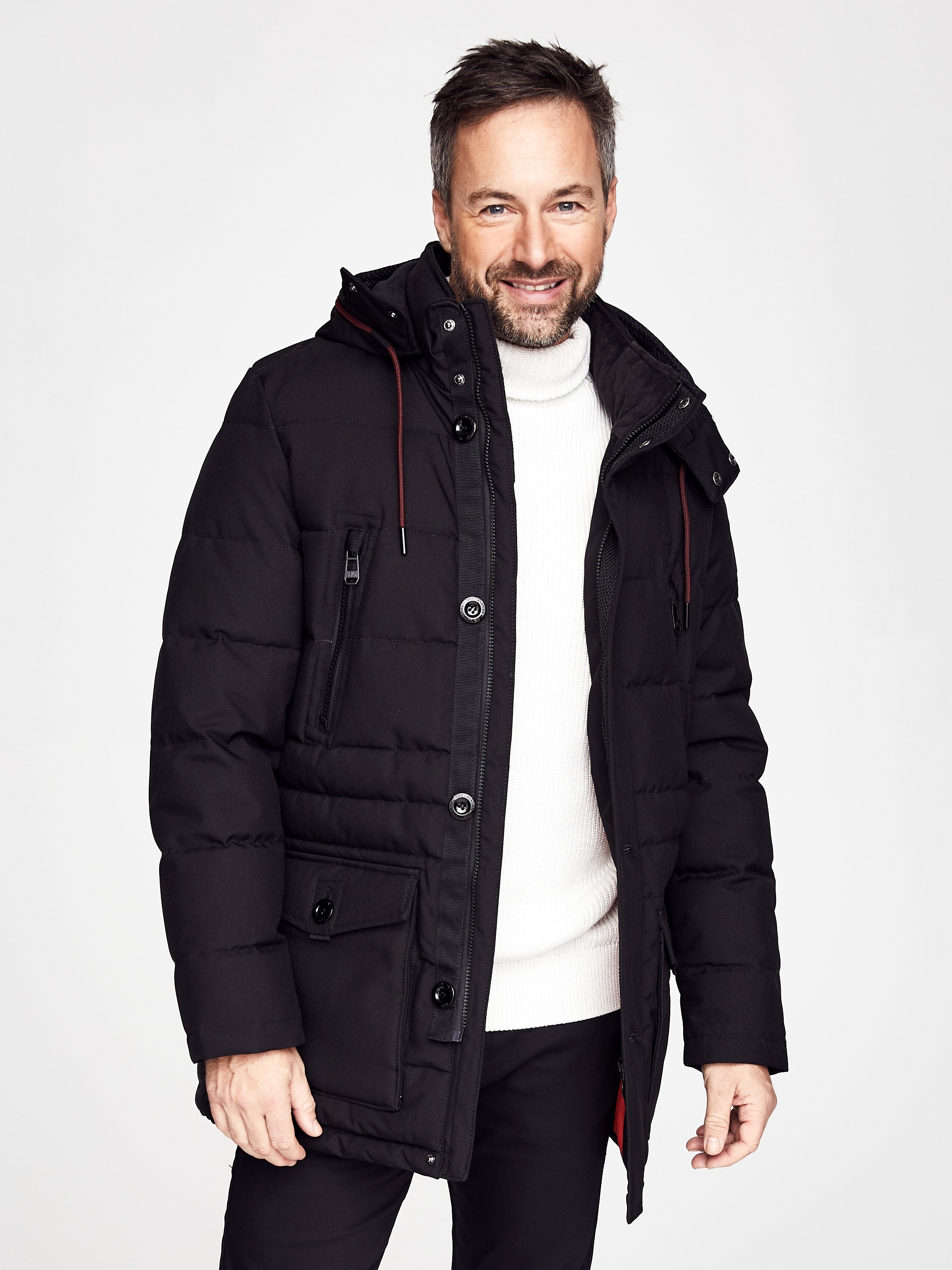 New Canadian toppatakki tummansininen "Thinsulate Quilted Parka"