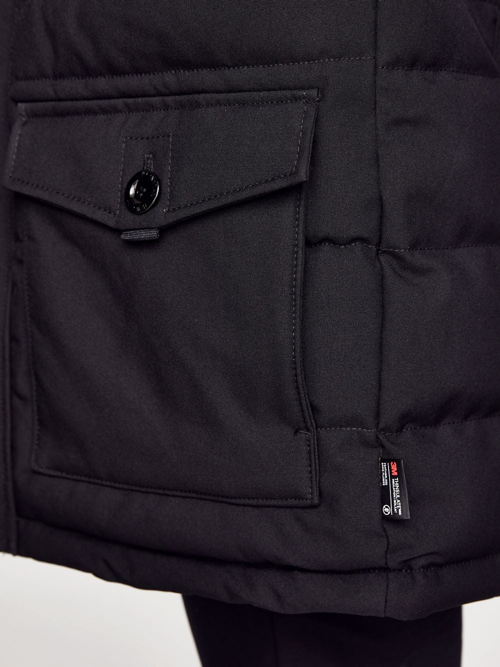 New Canadian toppatakki tummansininen "Thinsulate Quilted Parka"