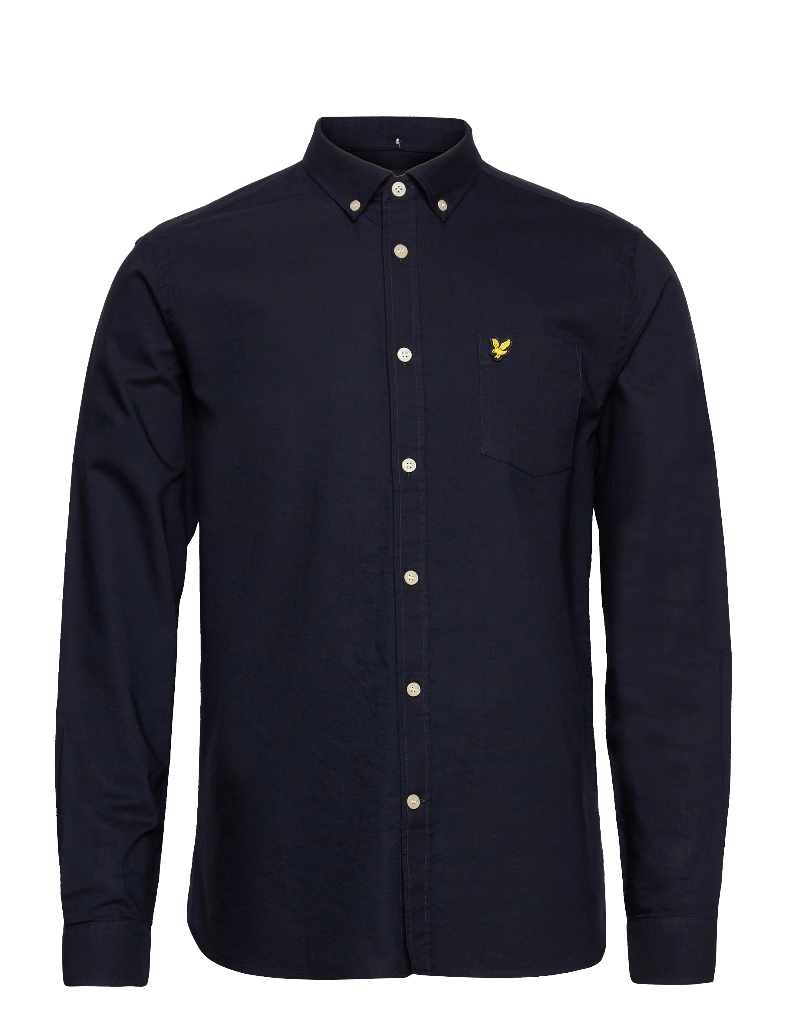 Lyle&Scott kauluspaita valkoinen ja tummansininen