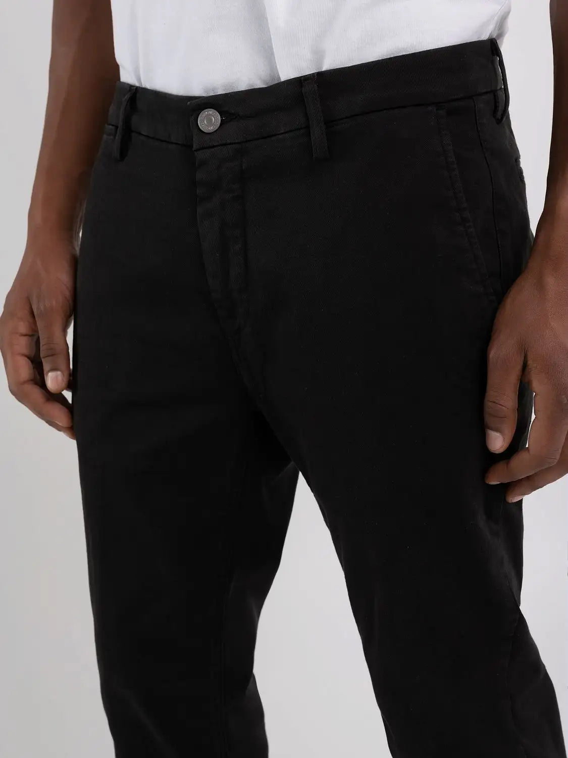 Replay Zeumar Hyperflex Slim fit chinot musta