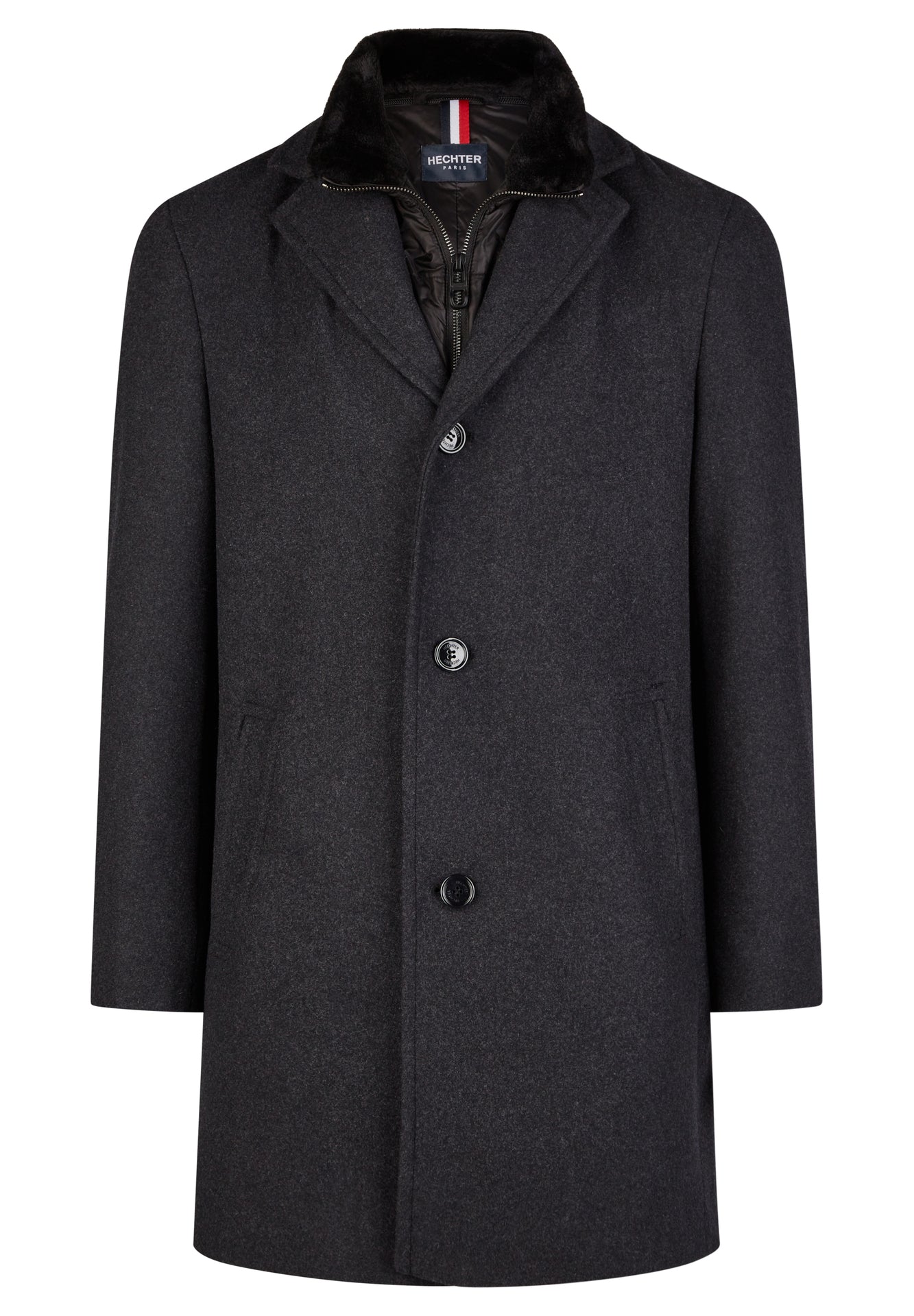 Hechter Paris harmaa villakangastakki "Coat"