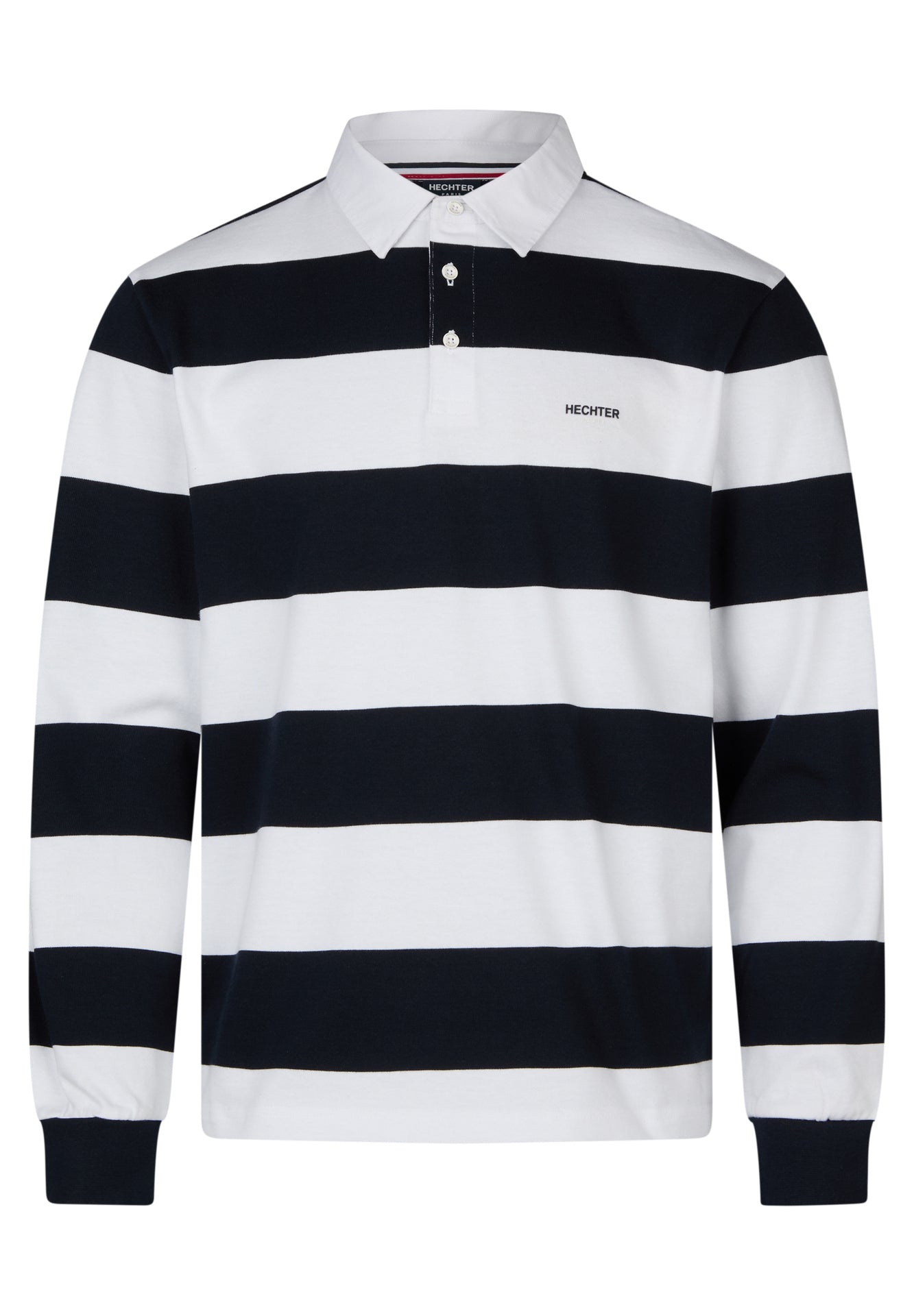Hechter Paris pitkäihihainen pikeepaita raidallinen "Polo Jersey"