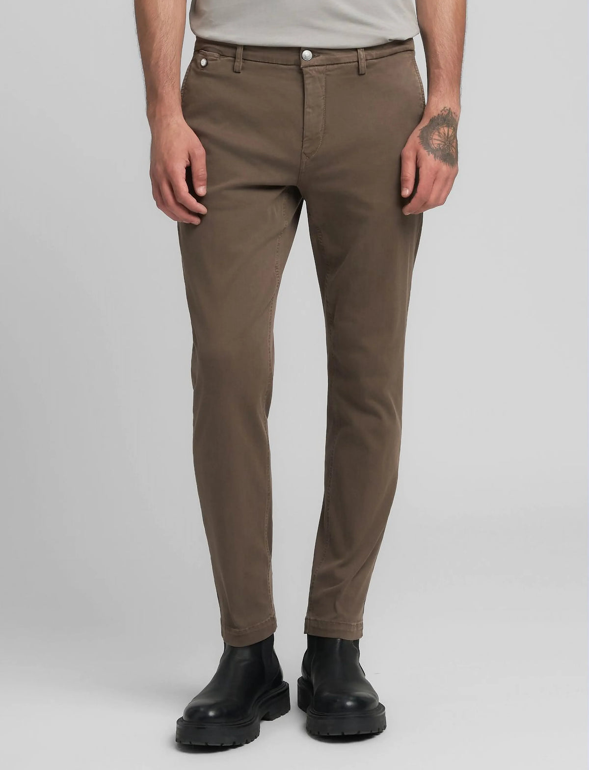 Replay Benni ruskea regular fit chino hyperflex