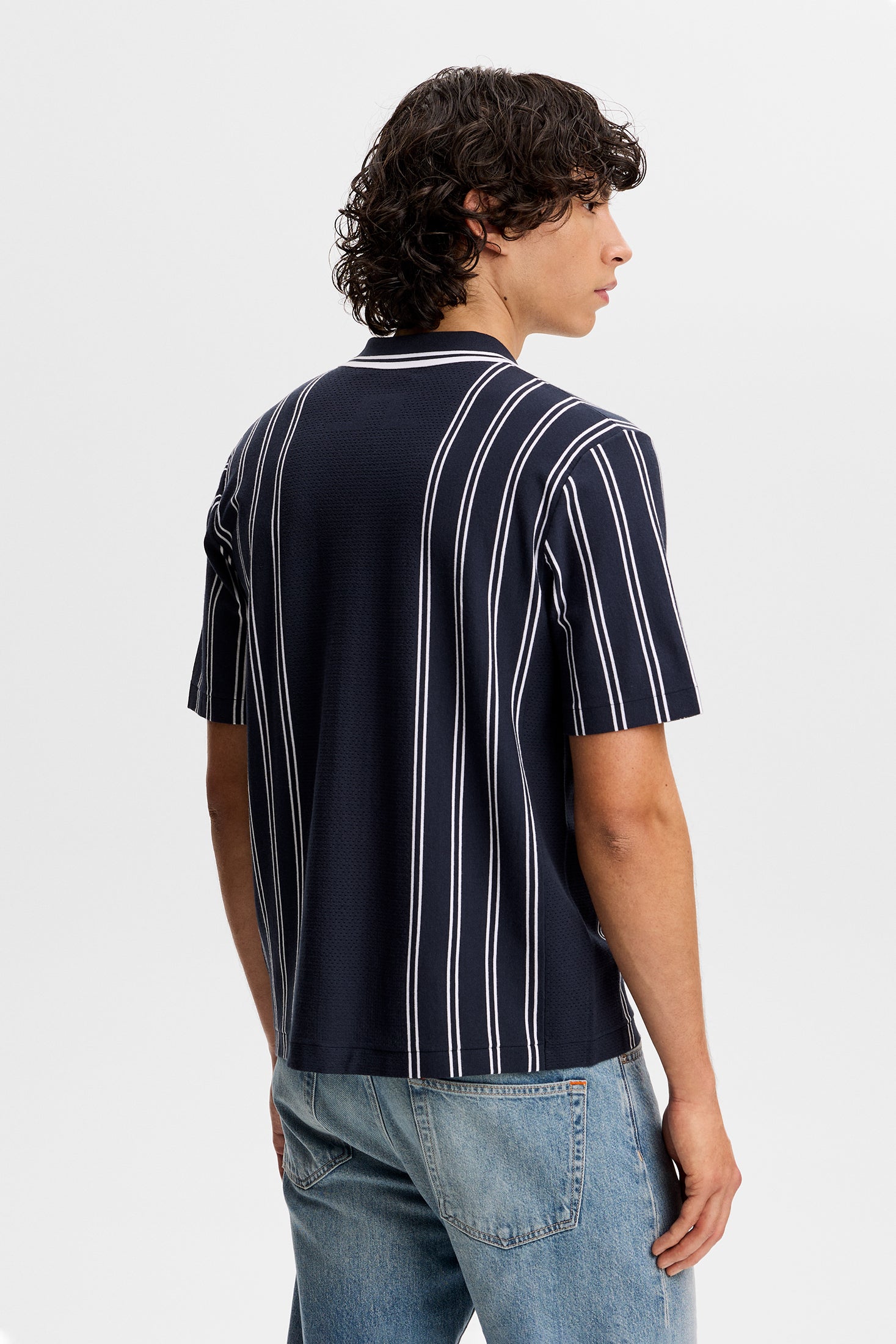 J.Lindeberg Rue Knit Ss Shirt pikeepaita