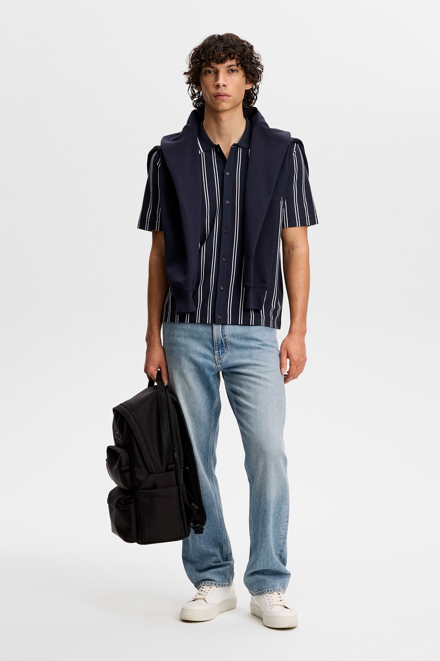 J.Lindeberg Rue Knit Ss Shirt pikeepaita