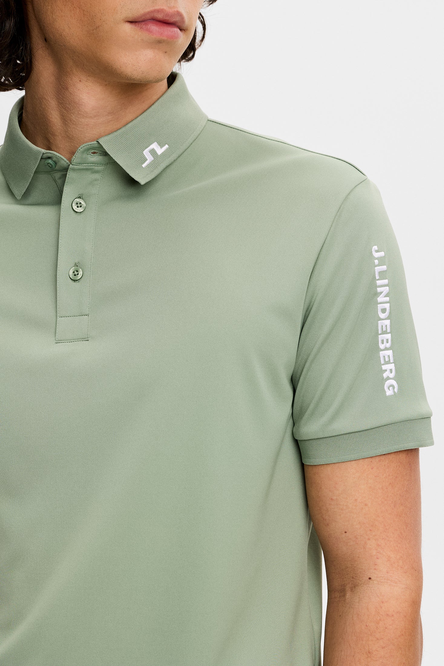 J.Lindeberg Tour Tech Polo pikeepaita vihreä