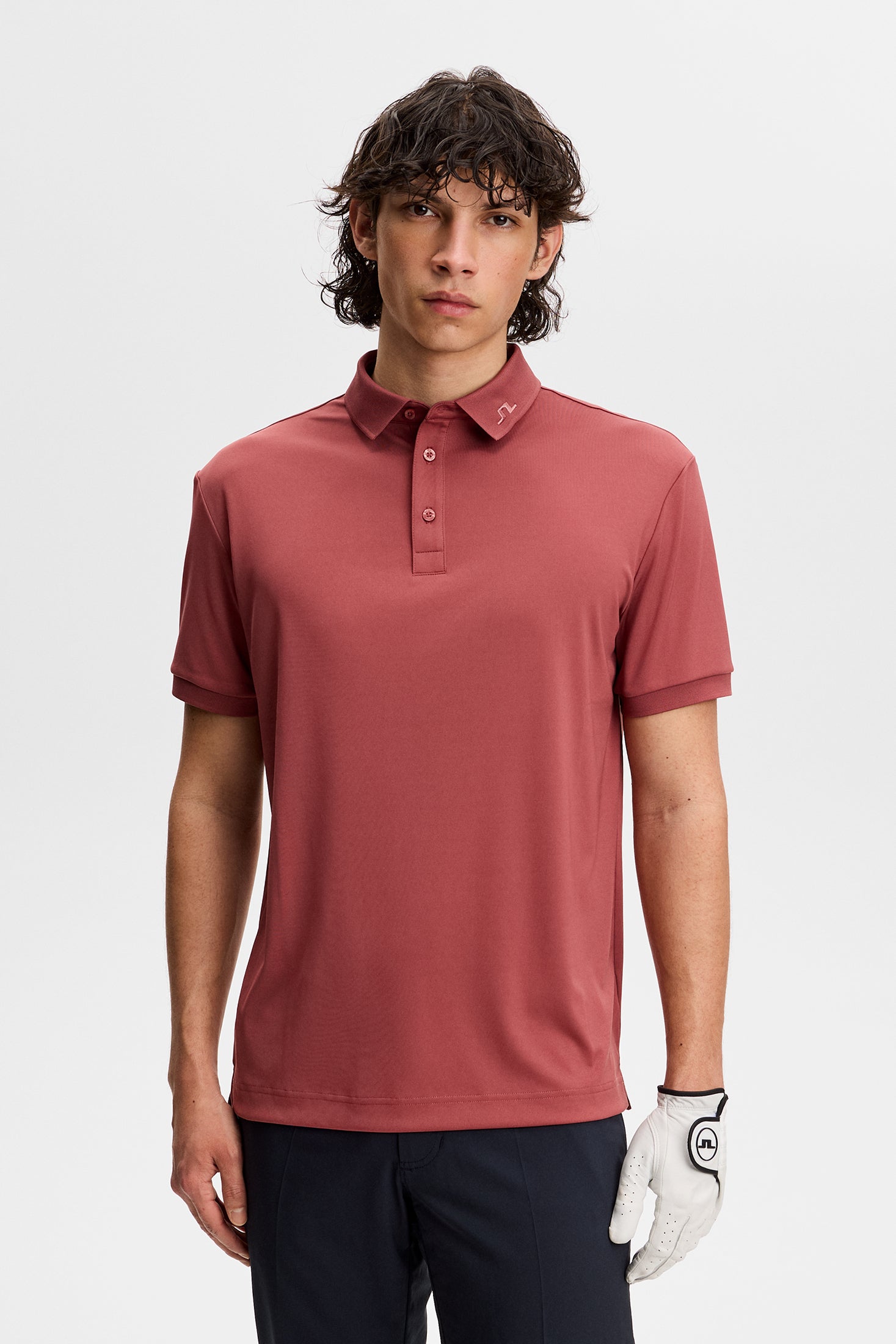 J.Lindeberg KV Polo punainen pikeepaita