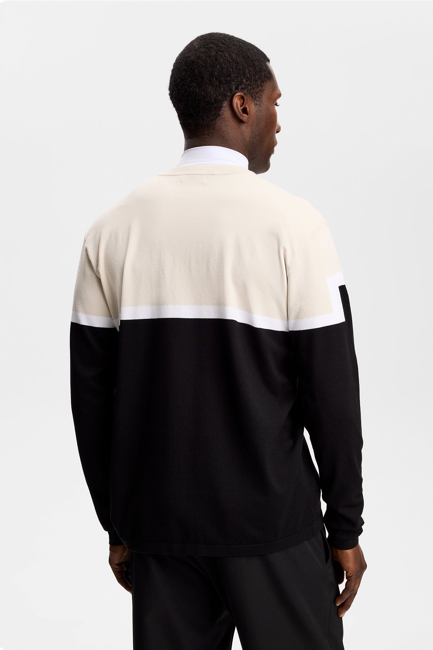 J.Lindeberg Emrik Block Knitted Sweater neule