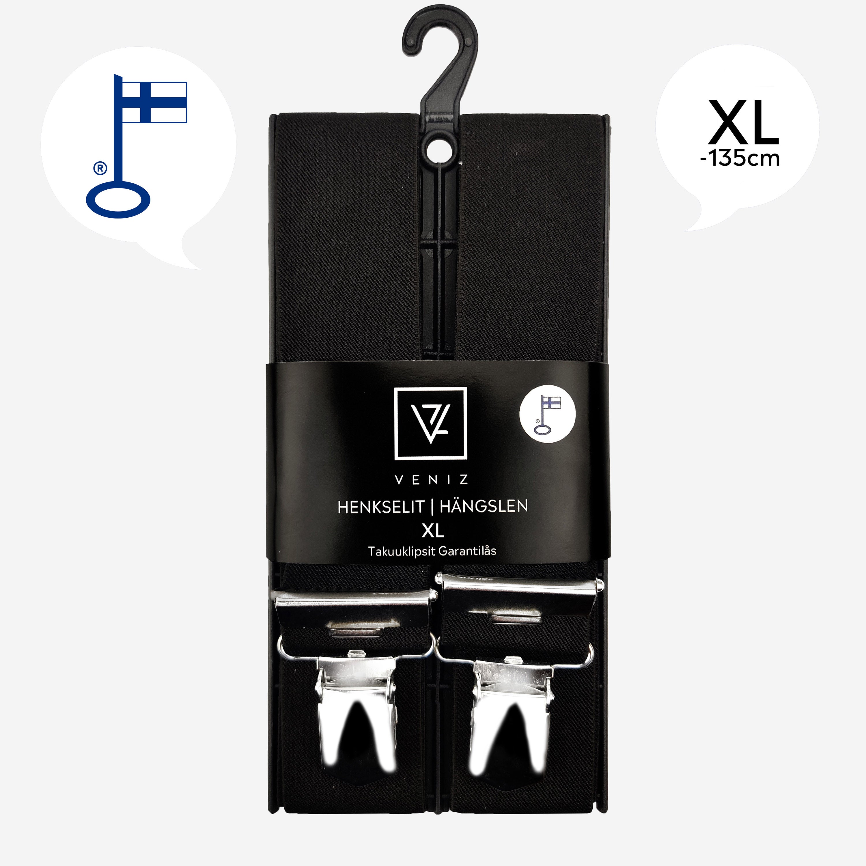 Veniz olkaimet "H-malli XL 36mm takuuklipseillä"