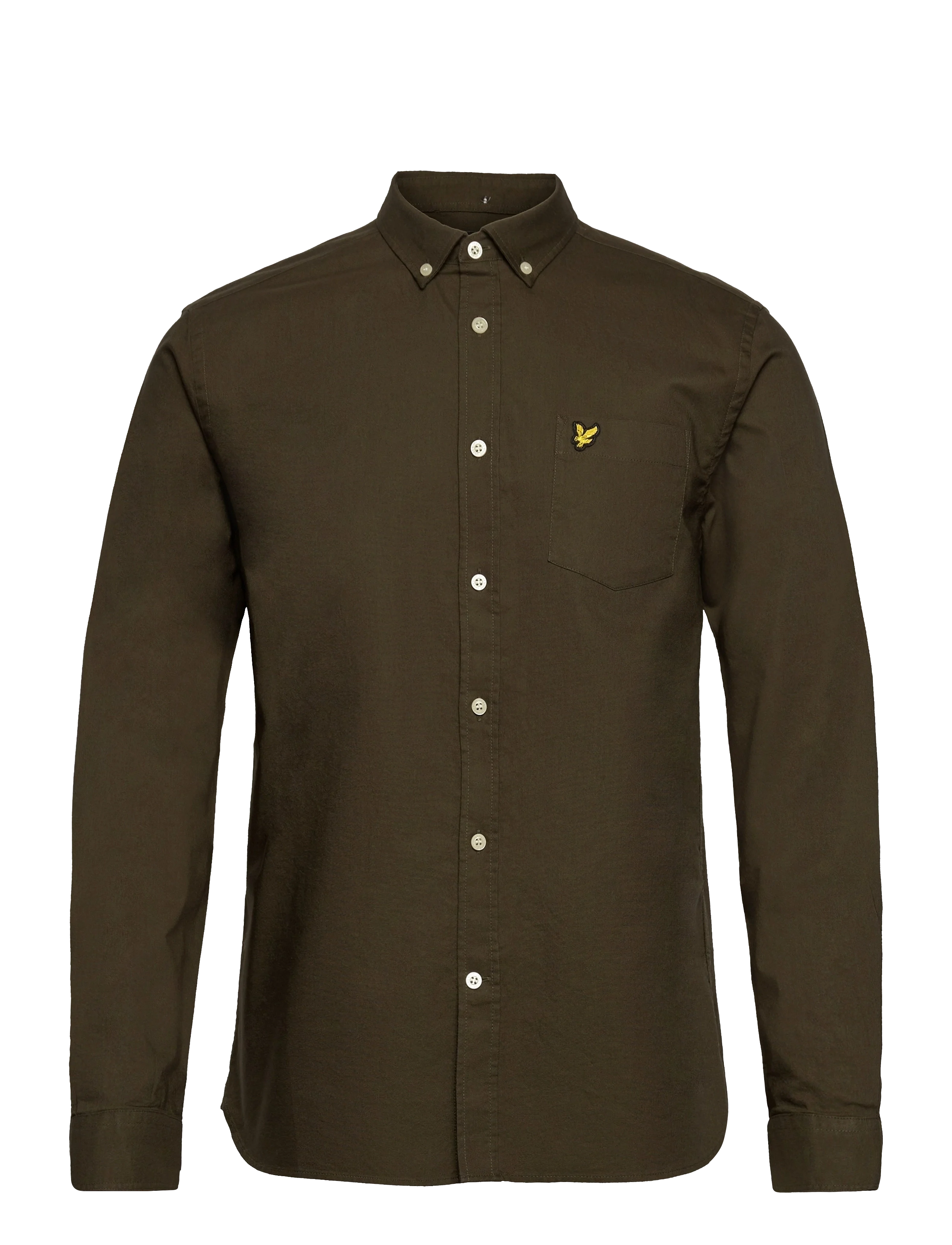 Lyle&Scott vihreä kauluspaita "Light Weight Oxford Shirt"