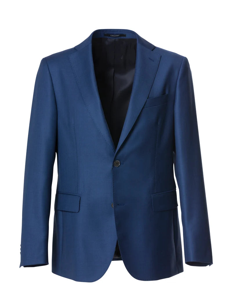 Cavaliere Parker sininen classic fit puku
