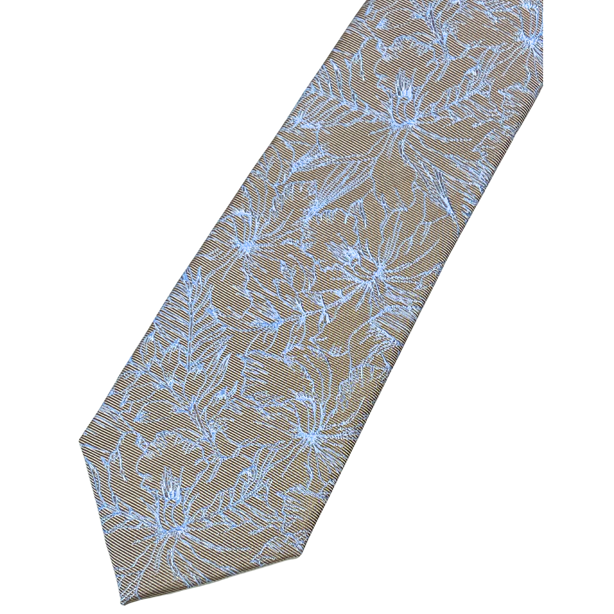 Matex solmio silkki beige vaaleansininen kukkakuosi