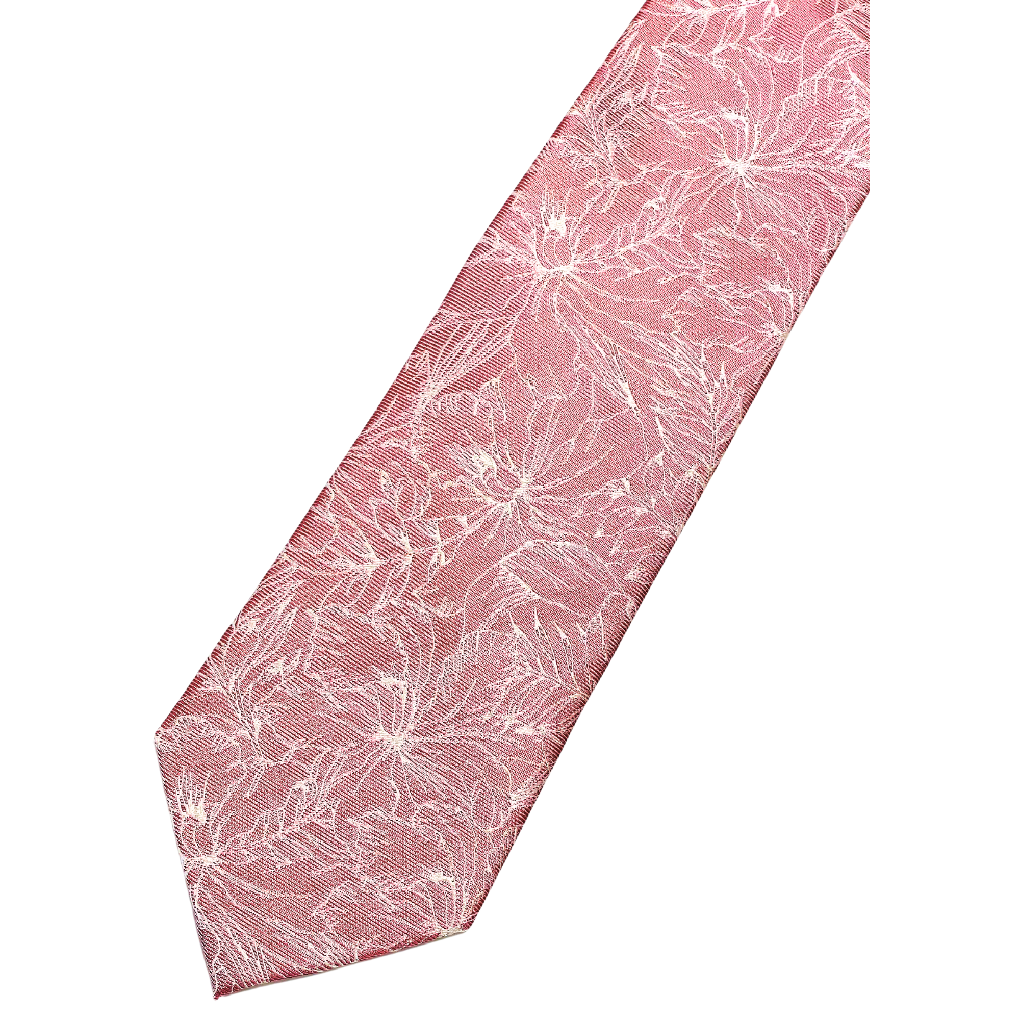 Matex solmio silkki vaaleanpunainen valkoinen kukkakuosi