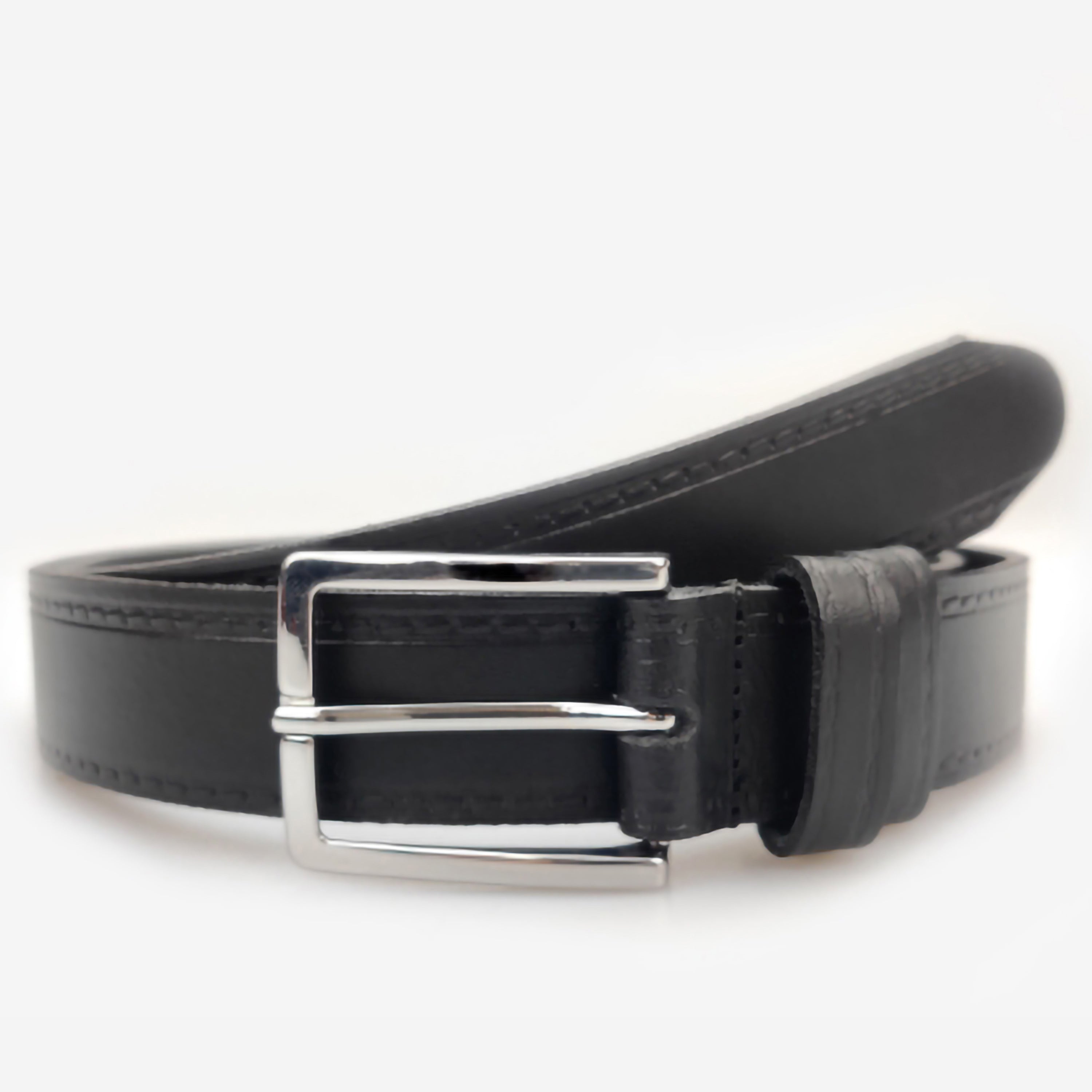 Veniz musta XL-nahkavyö 30mm