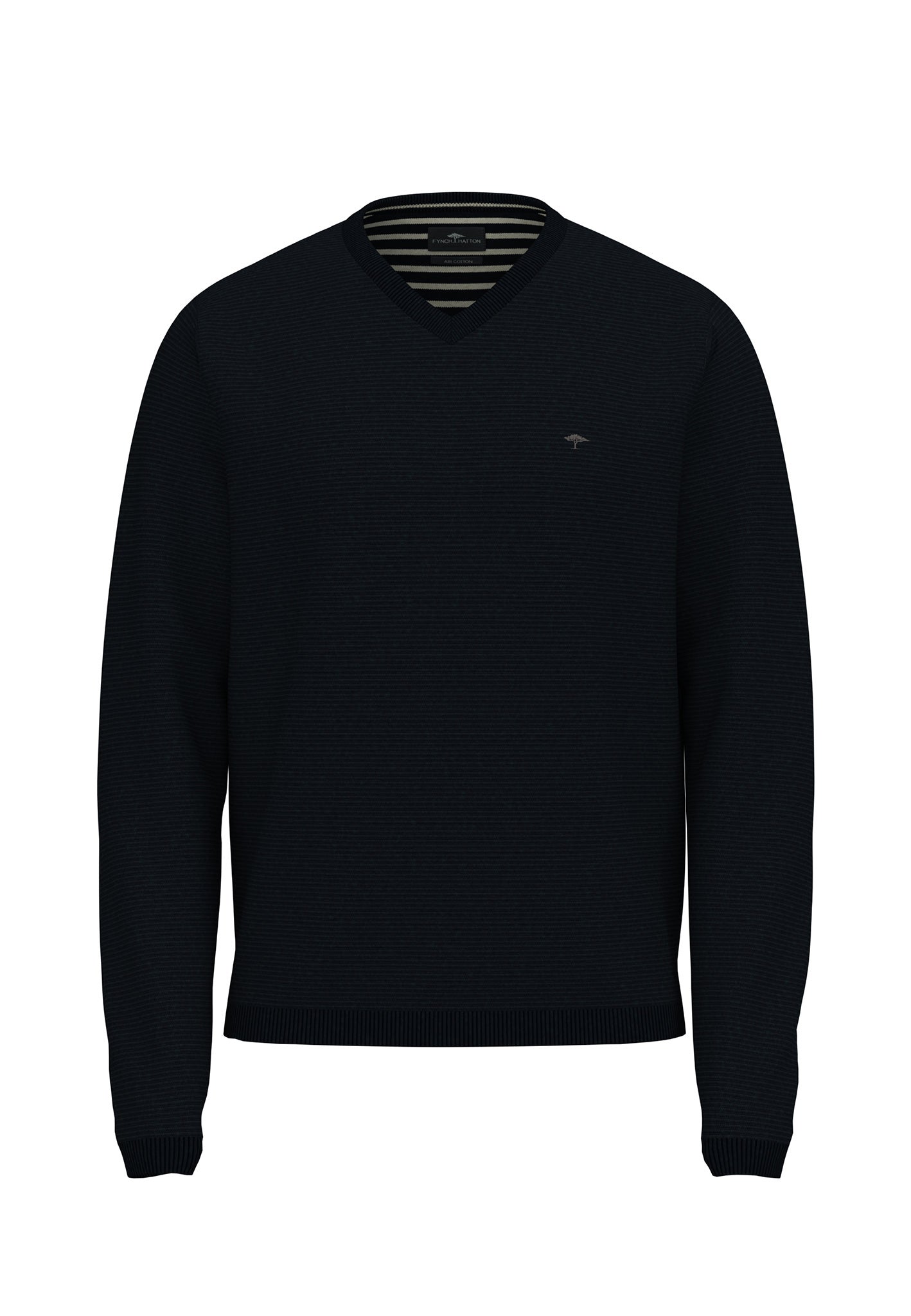 Fynch-Hatton puuvillaneule tummansininen "Air Cotton"