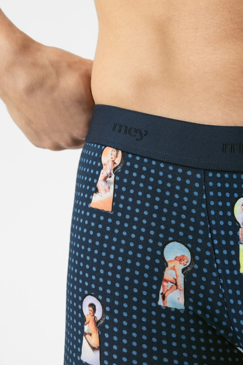 Mey alushousut sinisellä pin-up-kuviolla
