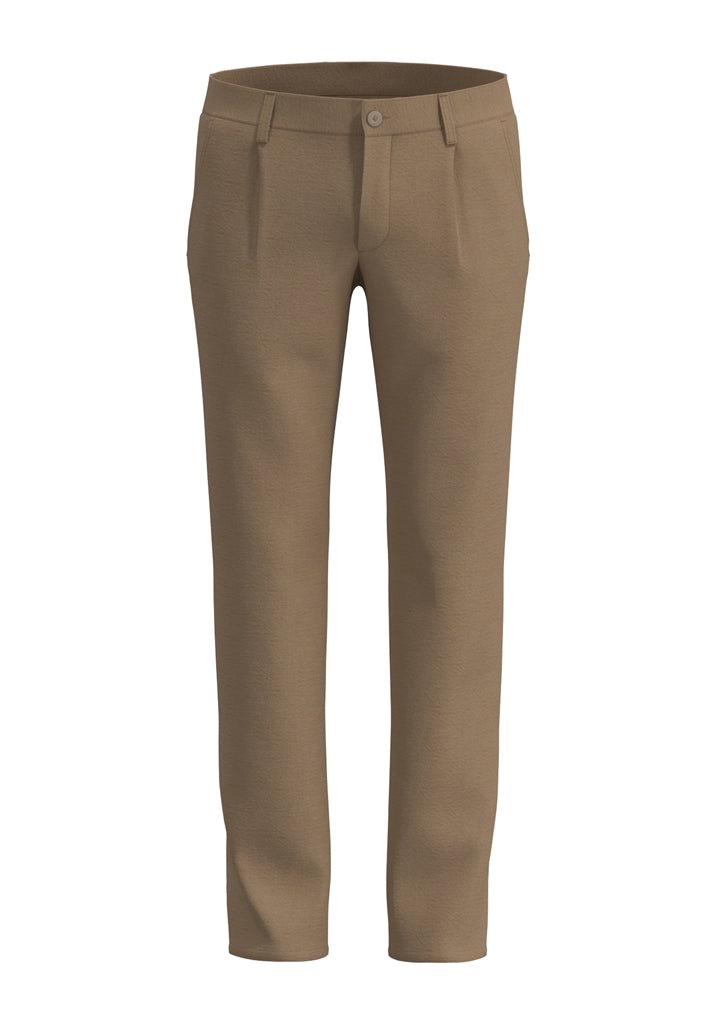 Alberto suorat flanellihousut vaaleanruskea regular fit Lou-J PL