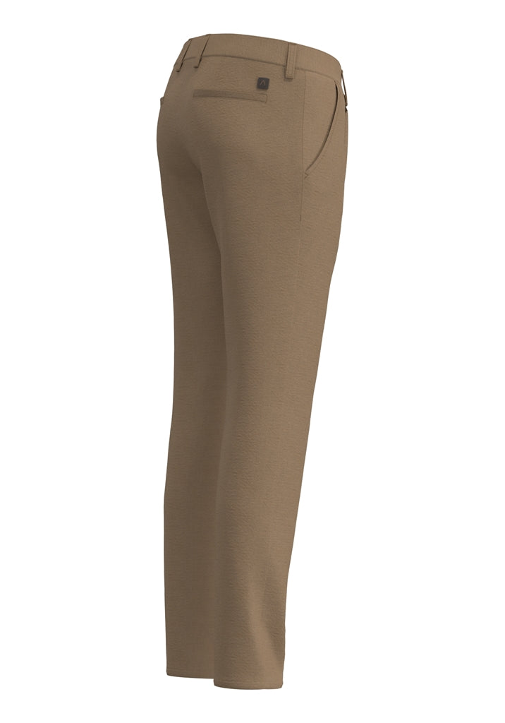 Alberto suorat flanellihousut vaaleanruskea regular fit Lou-J PL