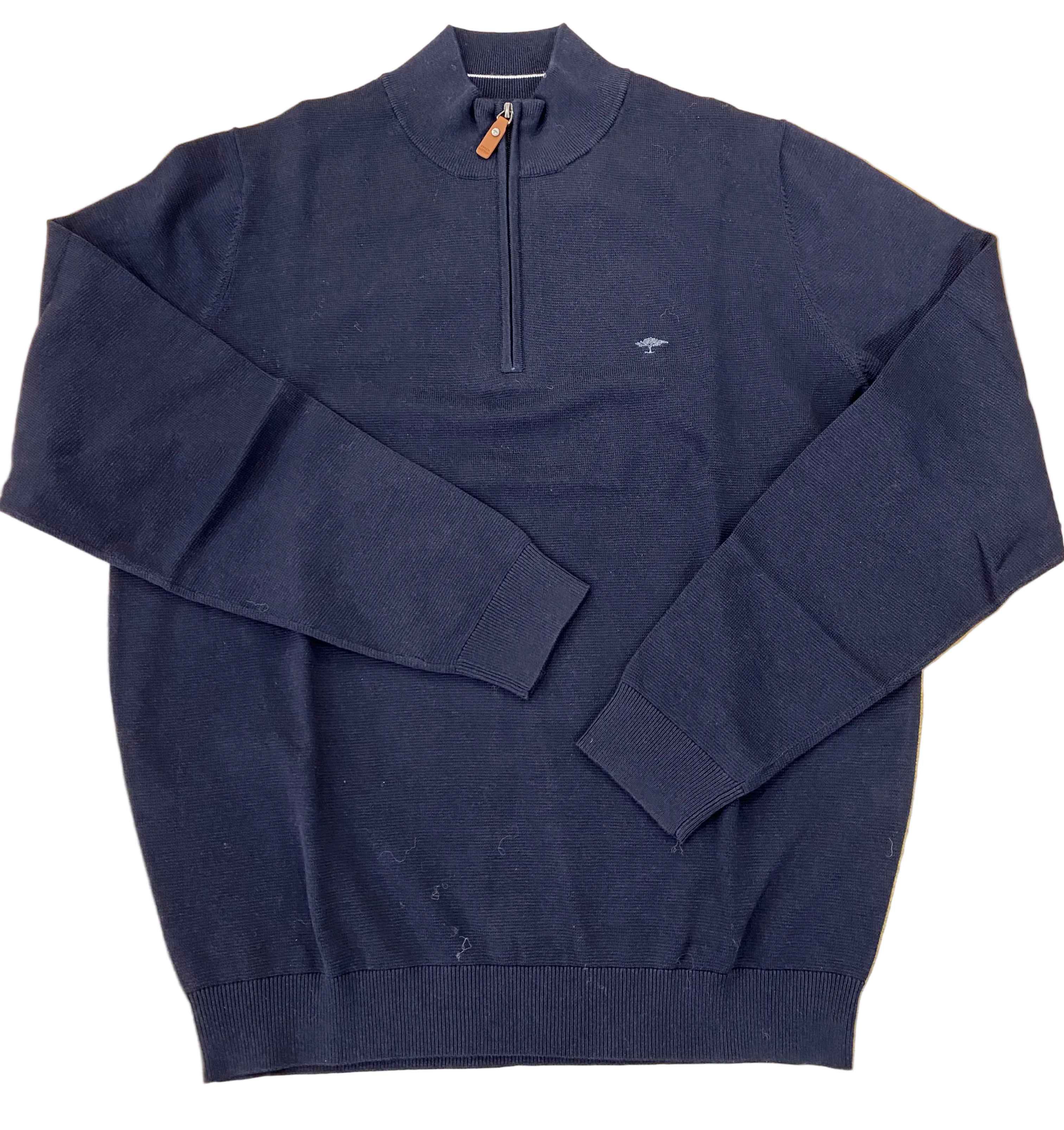 Fynch-Hatton neule Half zip Navy