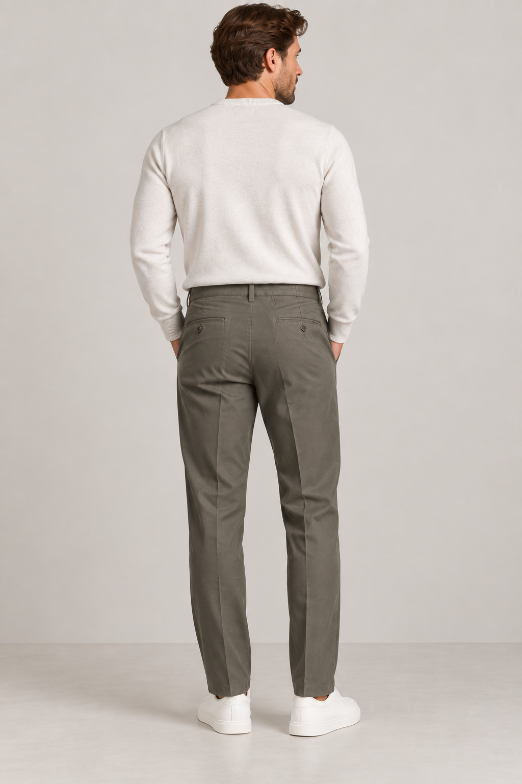 Alberto Miko "Brushed Flannel" puuvillahousu