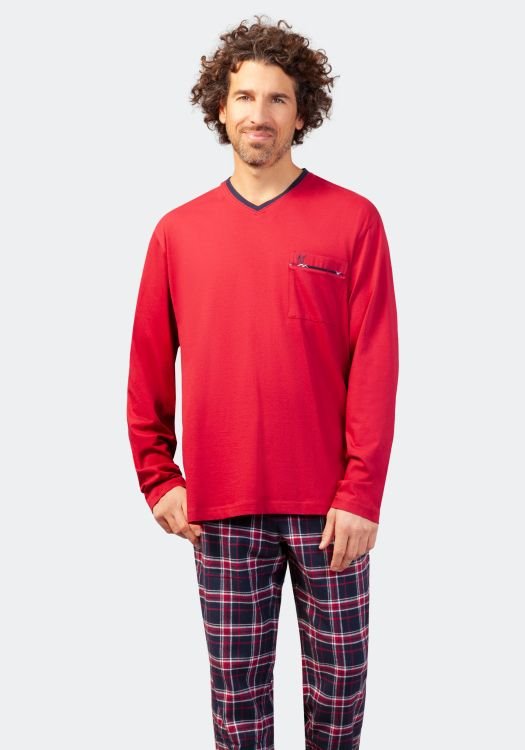 Hajo pitkä pyjama flanelli "Premium cotton"