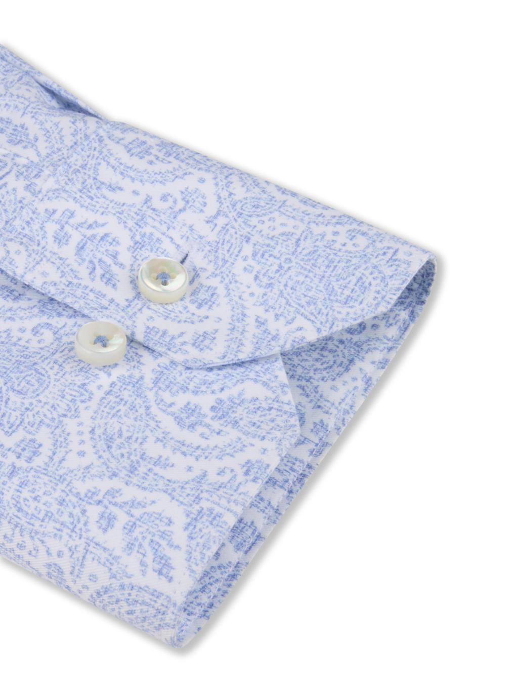 Stenströms slimline kauluspaita vaaleansininen paisley