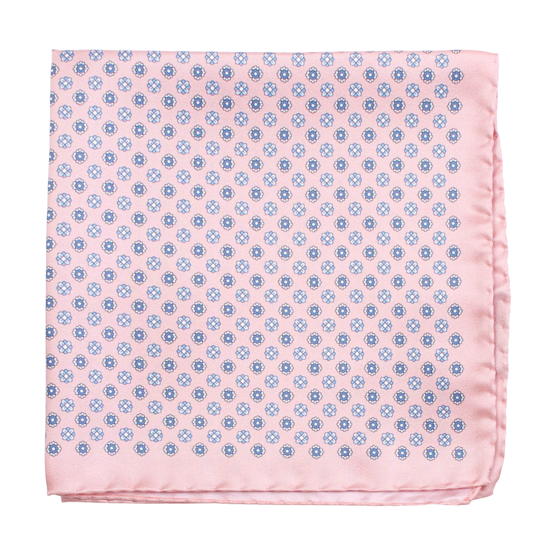 Amanda Christensen vaaleanpunainen kukkaornamentti taskuliina "Pocket square"