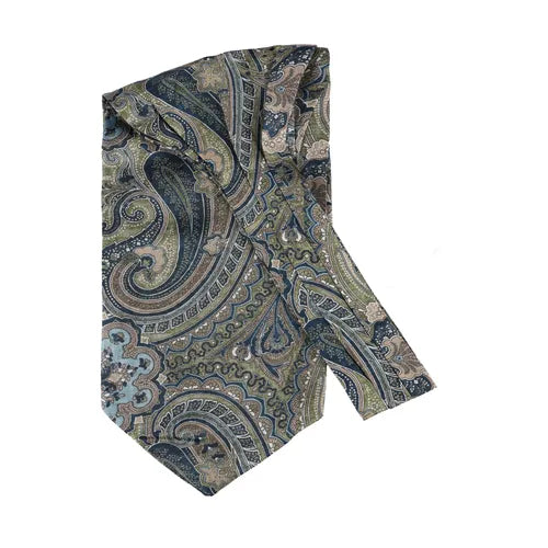 Amanda Christensen Ascot huivi navy-green
