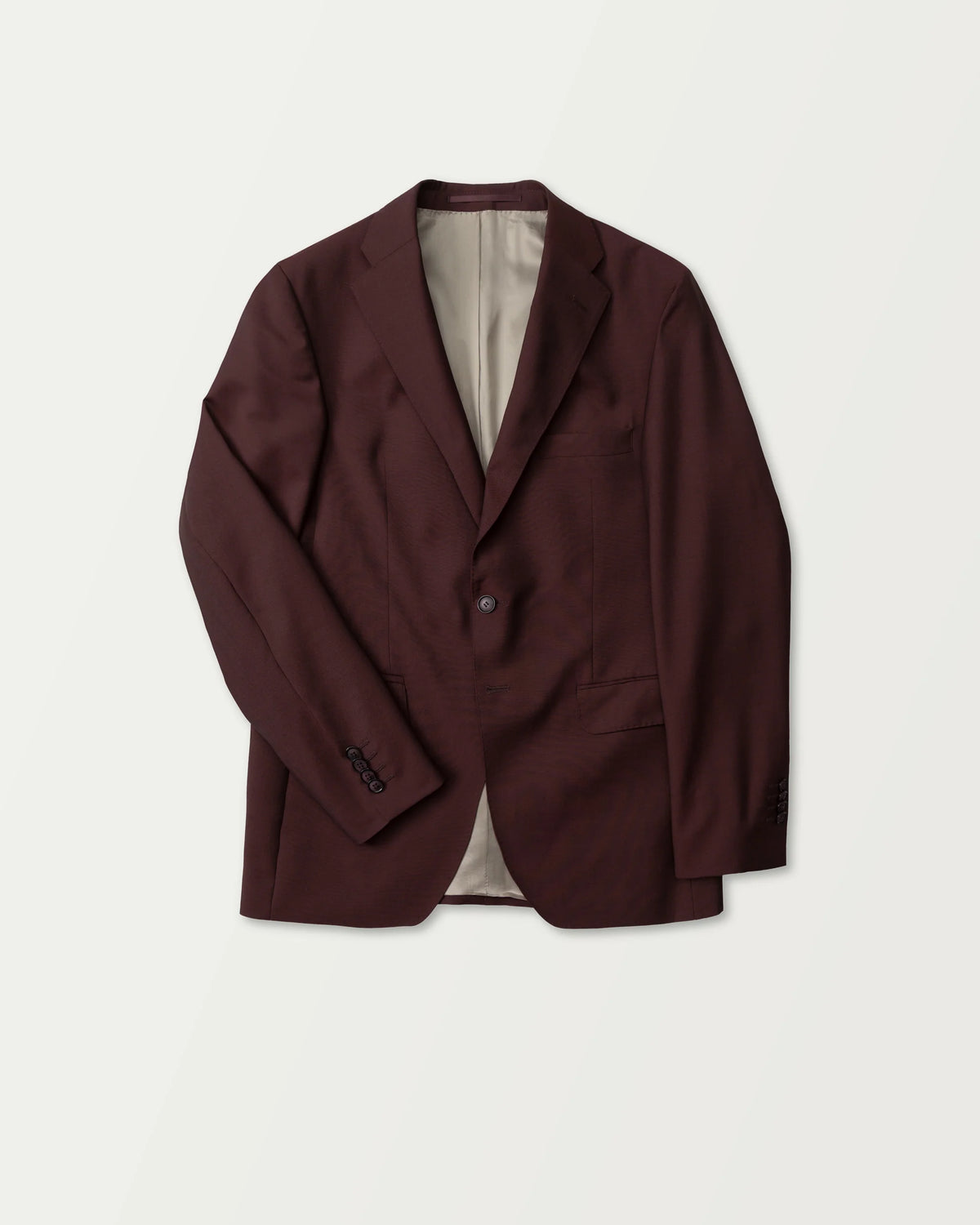 Turo punainen mohairvillapuku modern fit