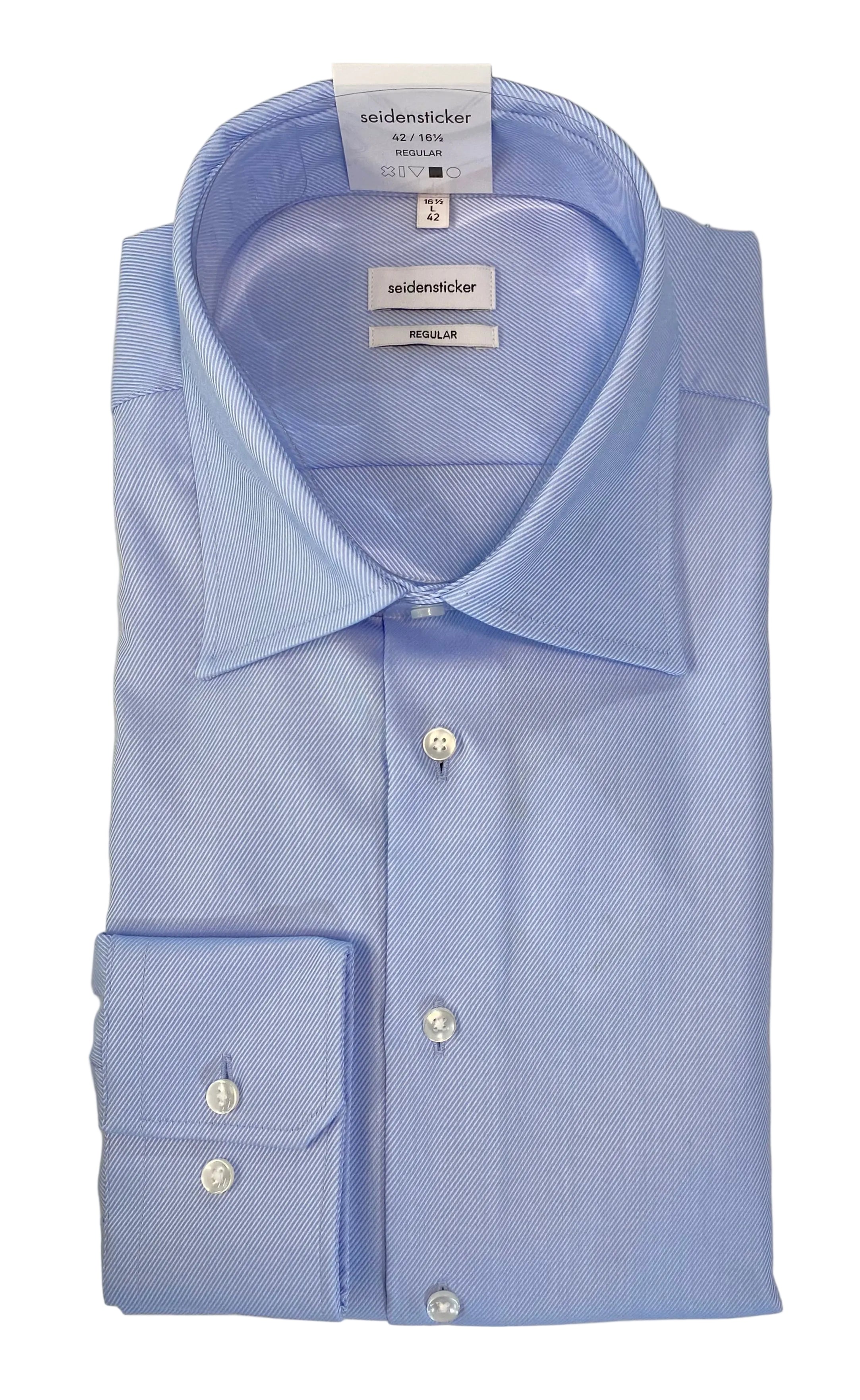 Seidensticker kauluspaita Regular Vaaleansininen