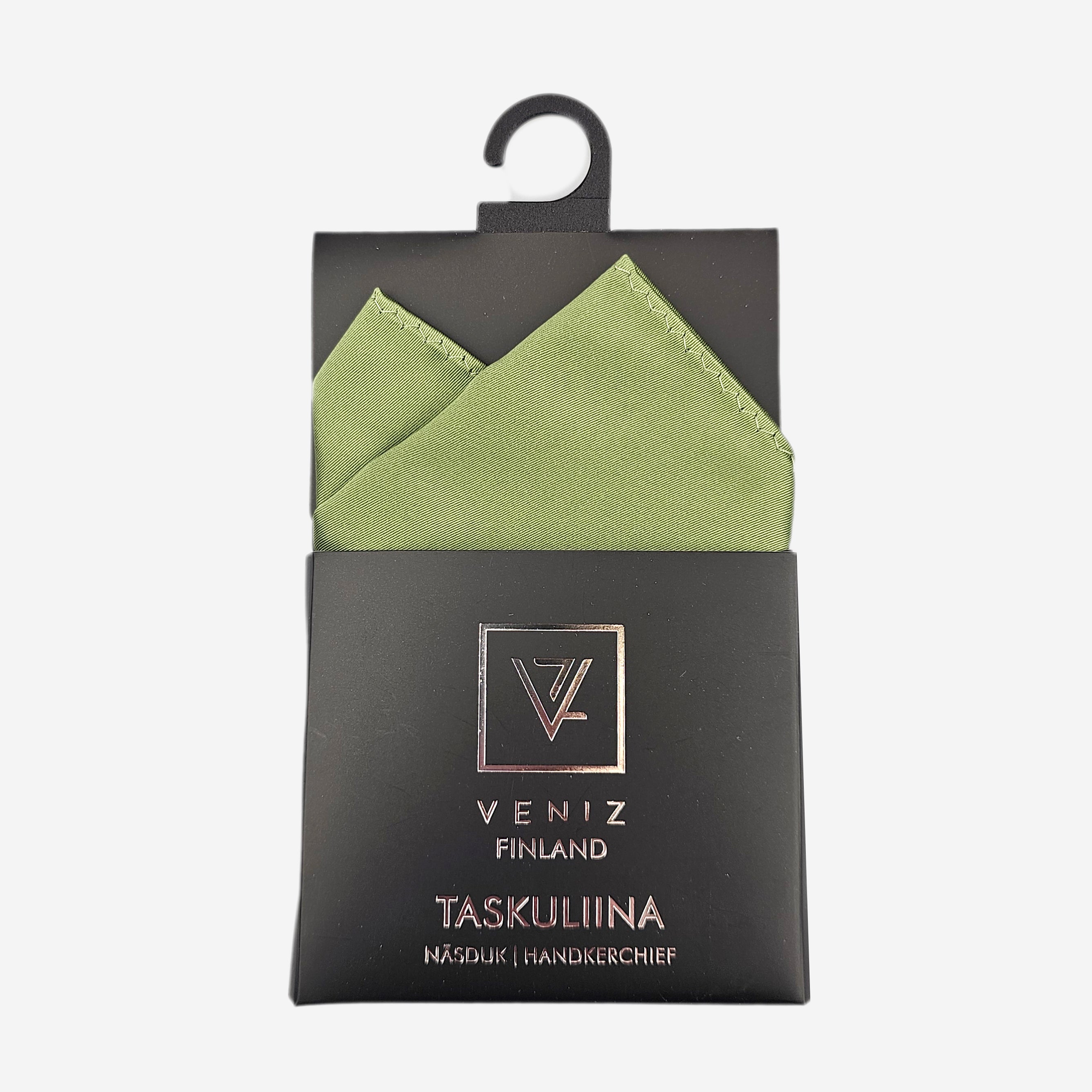 Veniz vaaleanvihreä taskuliina