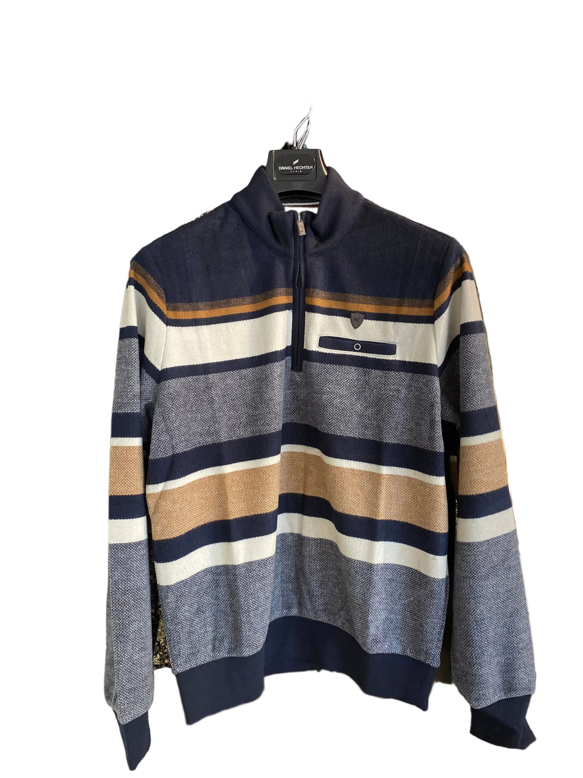 MonteCarlo Half-zip neulepusero raidallinen