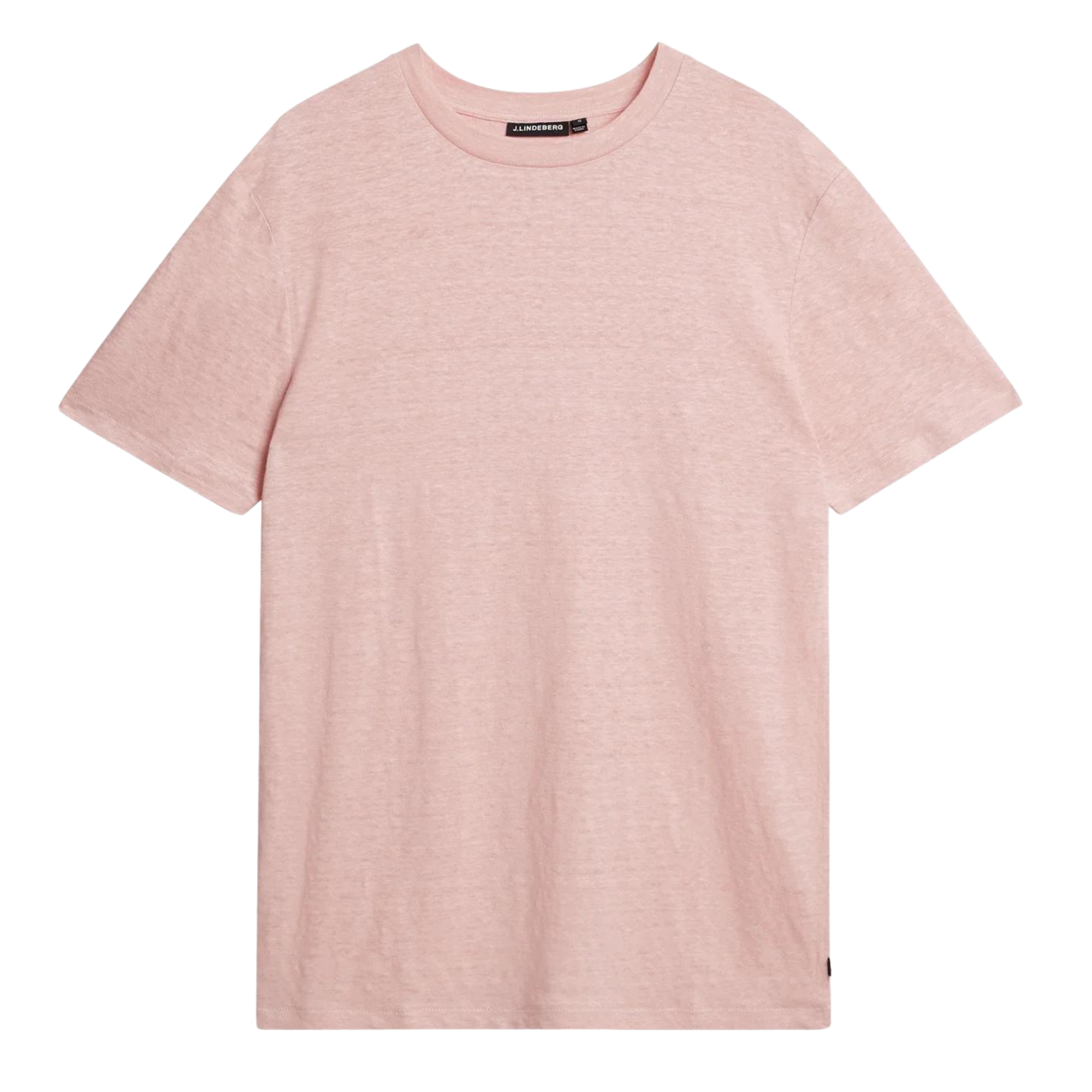 J.Lindeberg pellavainen vaaleanpunainen t-paita "Coma Linen Tee"