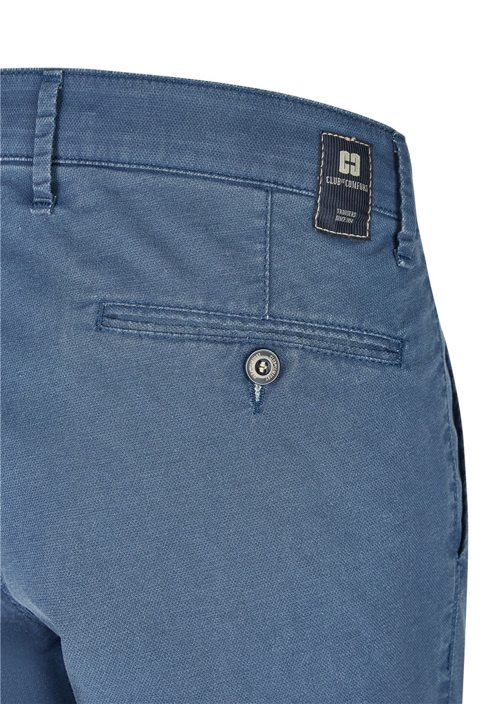 Club of Comfort Garvey regular fit puuvillahousut sininen