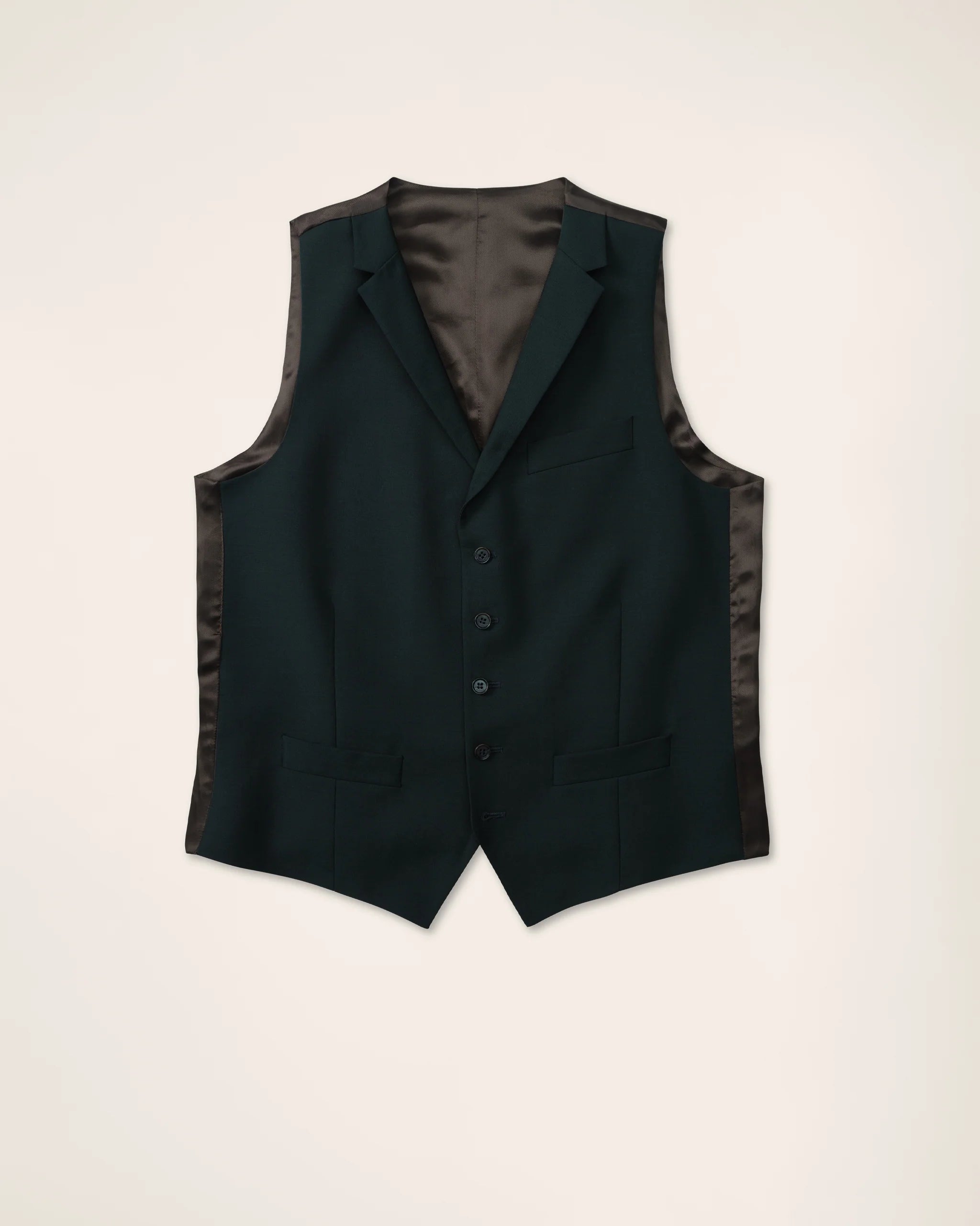 Turo tummanvihreä villamohair puku Vitale Barberis