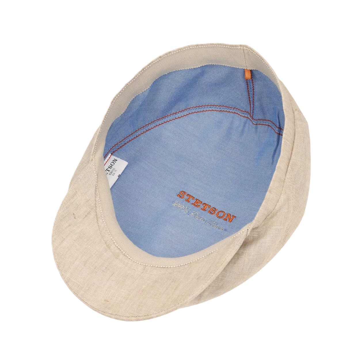 Stetson Driver Cap vaalea pellava