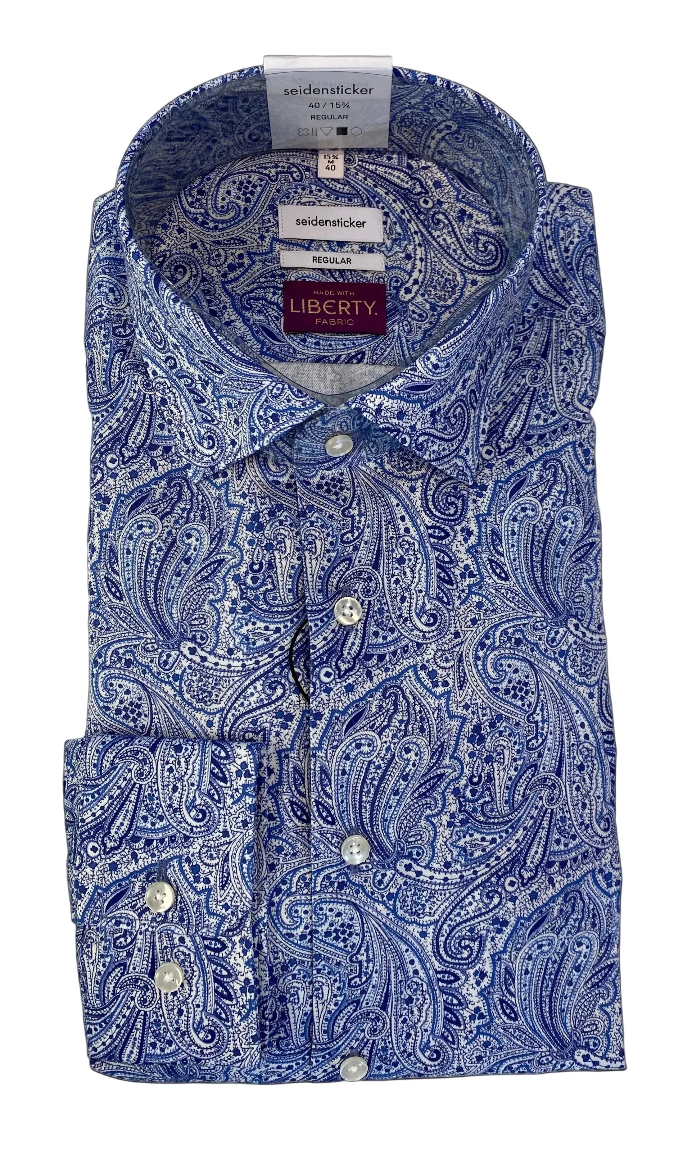 Seidensticker kauluspaita Slim fit Liberty fabric Kuviollinen