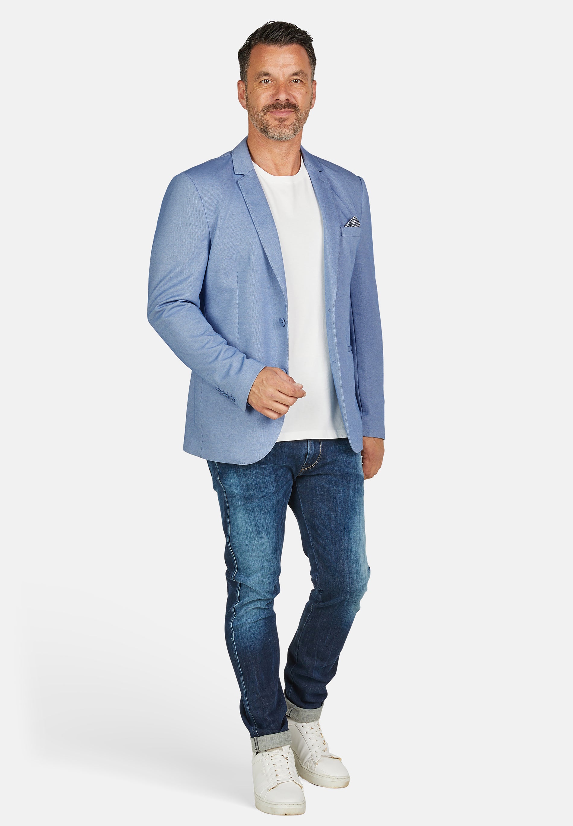 Calamar jersey bleiseri kirkas sininen