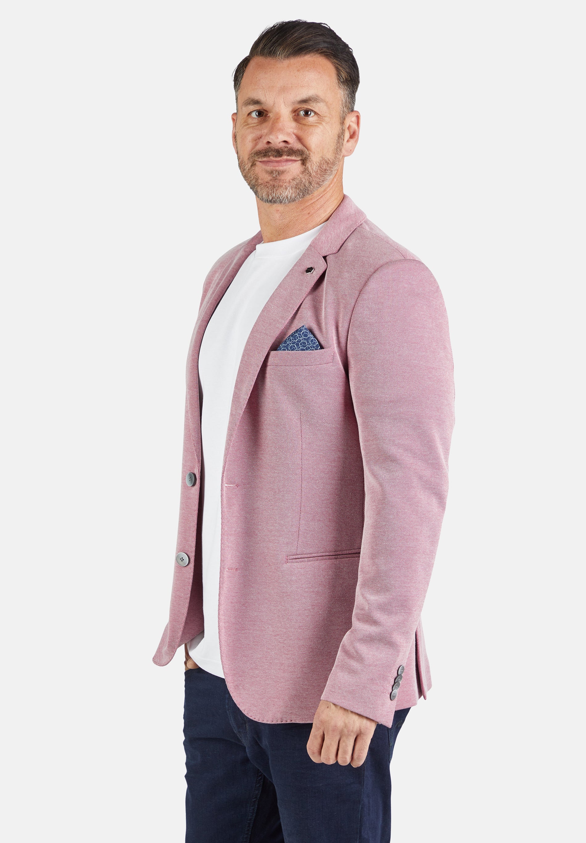 Calamar jersey bleiseri vaaleanpunainen