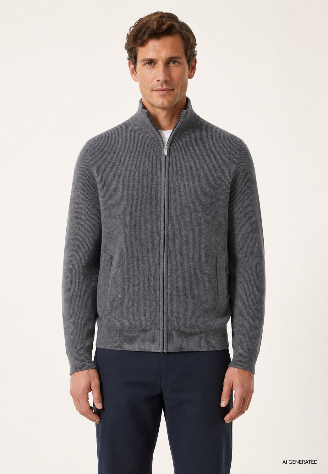 Fynch-Hatton harmaa villatakki merino kashmir
